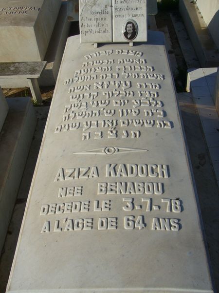 KADOCH Aziza fejfája