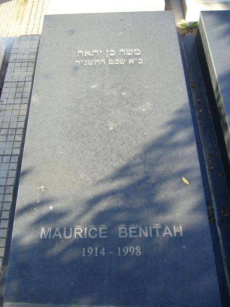 BENITAH Maurice 的墓碑