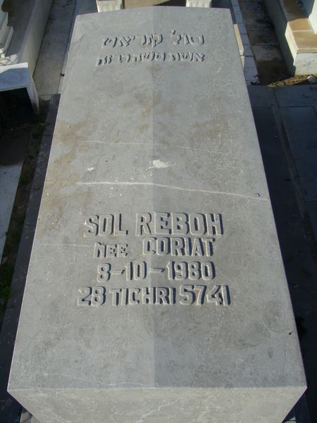 Tombstone of REBOH Sol