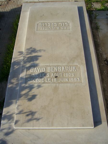 Grabstein von BENBARUK David