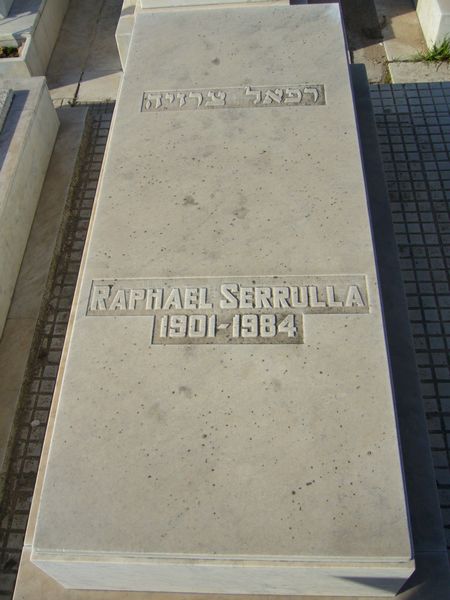 Tombstone of SERRULLA Raphael