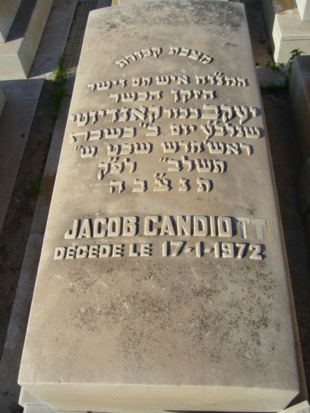 מַצֵּבה פון CANDIOTTI Jacob