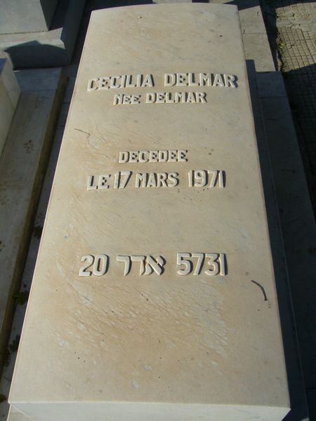 Grabstein von DELMAR Cecilia