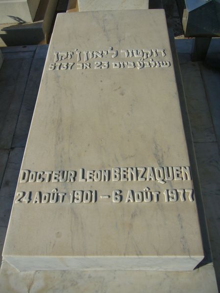 BENZAQUEN Leon Docteur 的墓碑