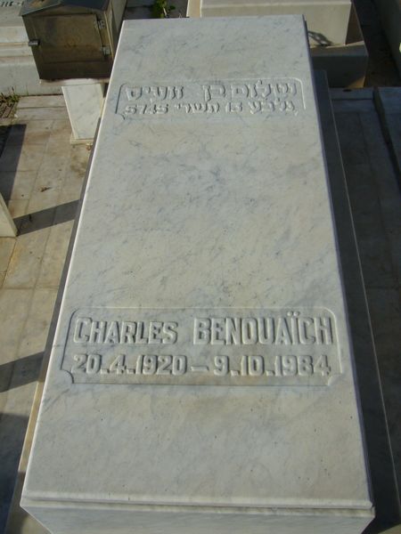 Grabstein von BENOUAICH Charles