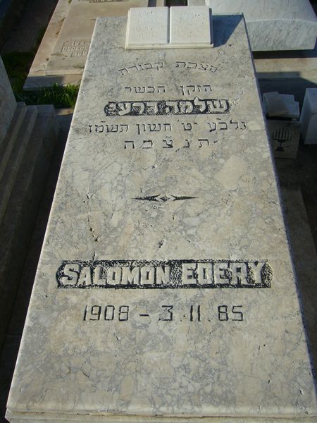 Grafsteen van EDERY Salomon