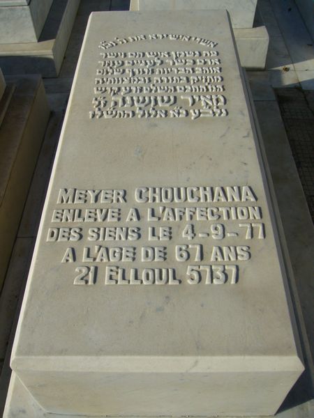 Grafsteen van CHOUCHANA Meyer