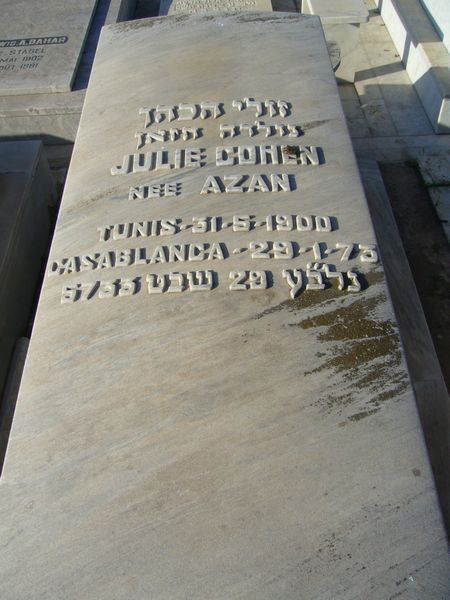 Grabstein von COHEN Julie