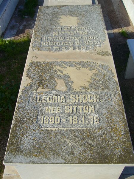 Lápide de SHOCRON Alegria