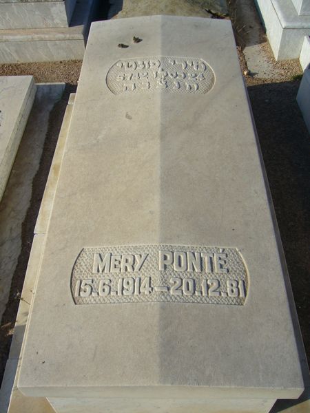 PONTE Mery 的墓碑