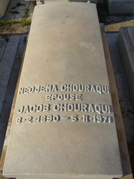 Grabstein von CHOURAQUI Nedjema