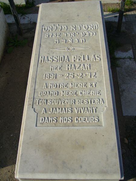 Grabstein von PELLAS Hassida