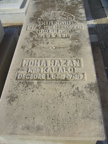 Stèle de HAZAN Moha
