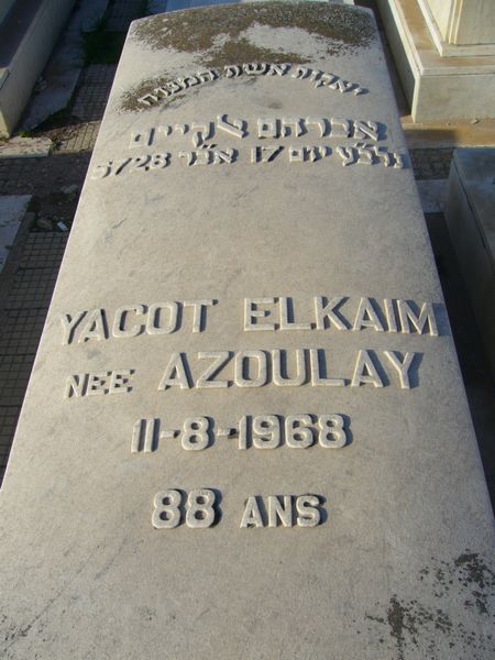 Estela de ELKAIM Yacot