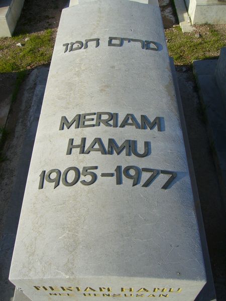 Grabstein von HAMU Meriam