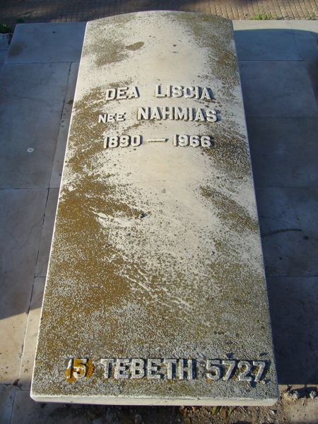 Tombstone of LISCIA Dea