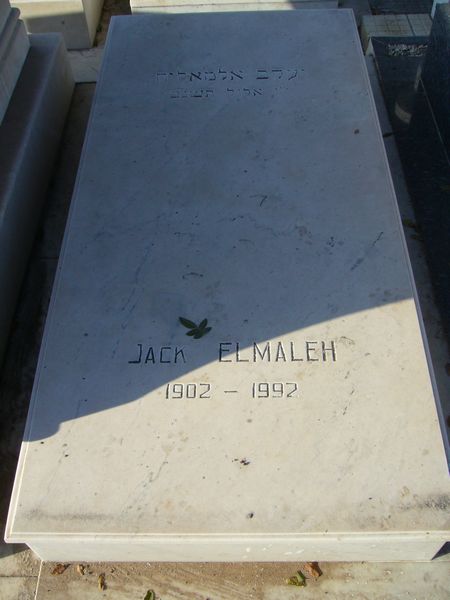 Tombstone of ELMALEH Jack