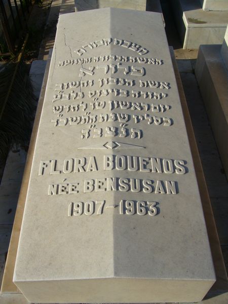 Grabstein von BOUENOS Flora