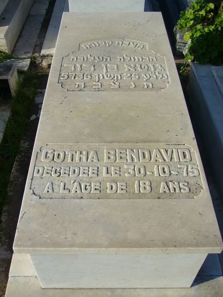 BENDAVID Gotha 的墓碑