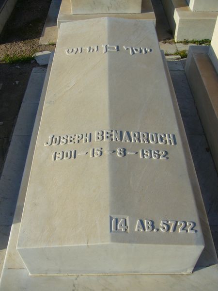 BENARROCH Joseph 的墓碑