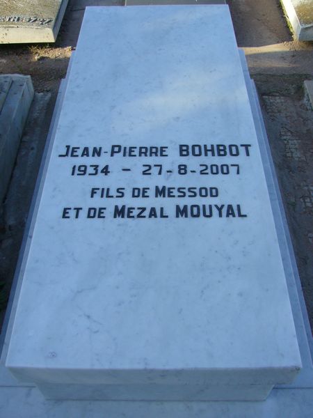 BOHBOT Jean Pierre 的墓碑