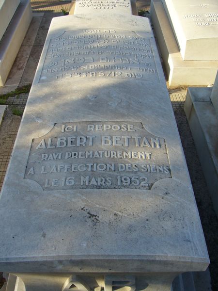 BETTAN Albert 的墓碑