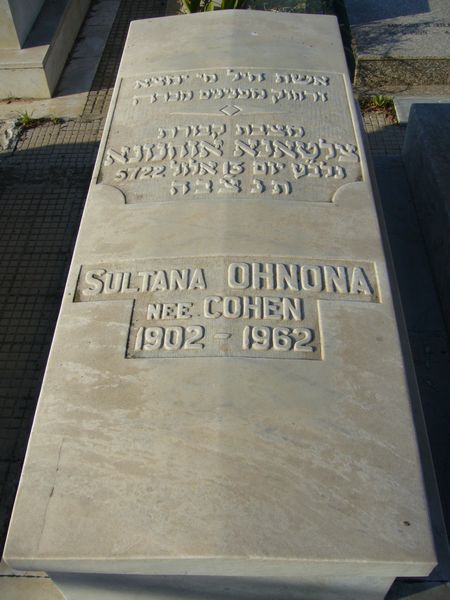 Tombstone of OHNONA Sultana