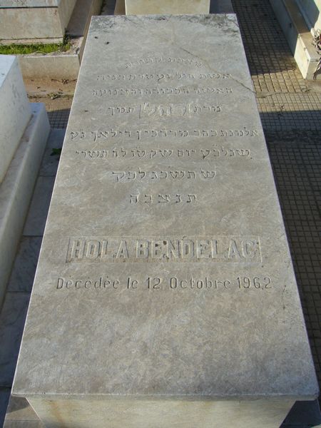 Grabstein von BENDELAC Hola