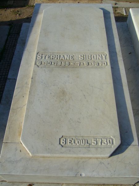 Tombstone of SIBONY Stephane