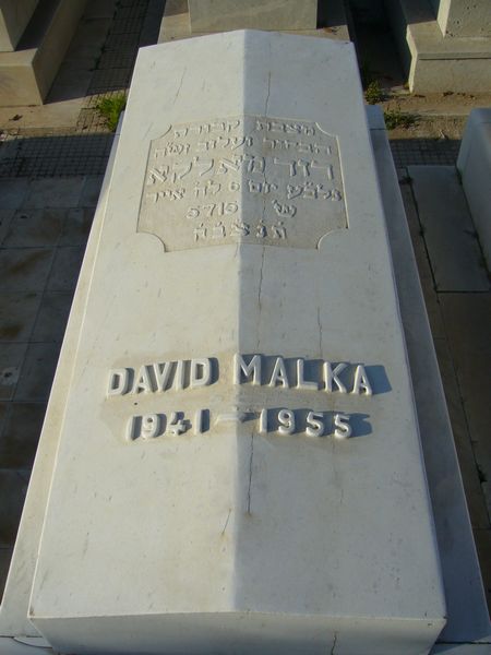 Tombstone of MALKA David