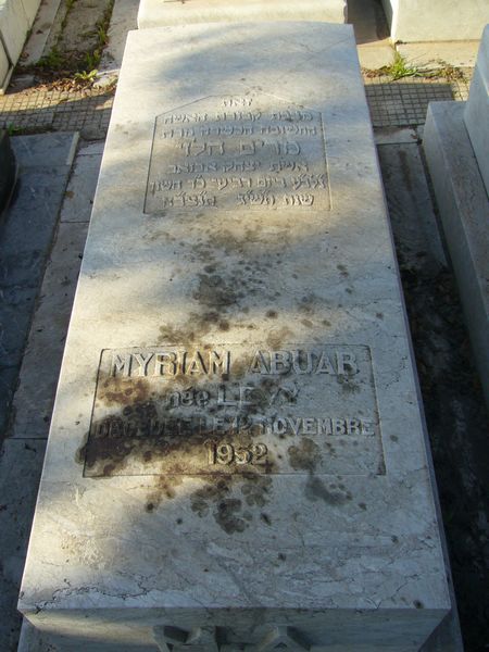 ABUAB Myriam fejfája