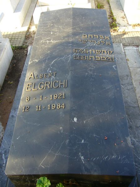 Estela de ELGRICHI Albert Abraham