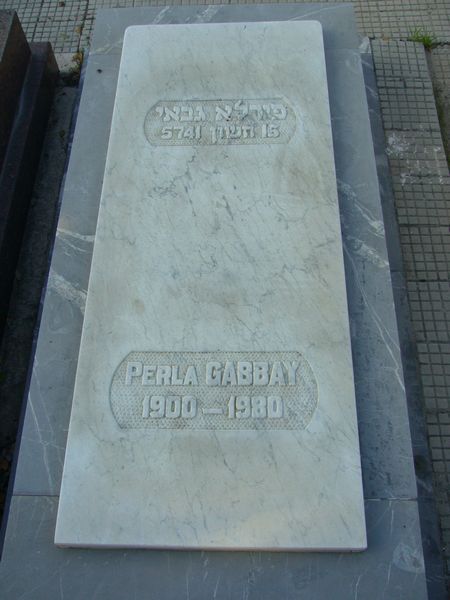 Stèle de GABBAY Perla