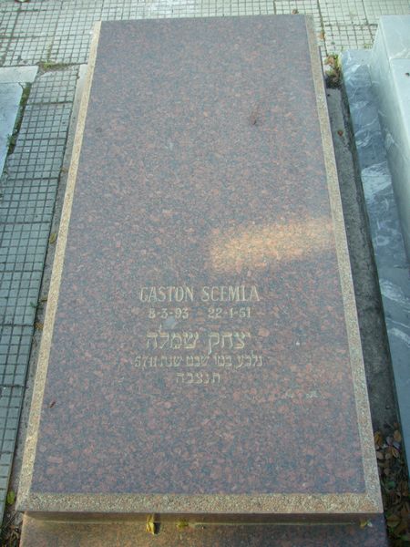 מַצֵּבה פון SCEMLA Gaston Isaac