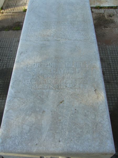 Tombstone of OLIEL Fortunée