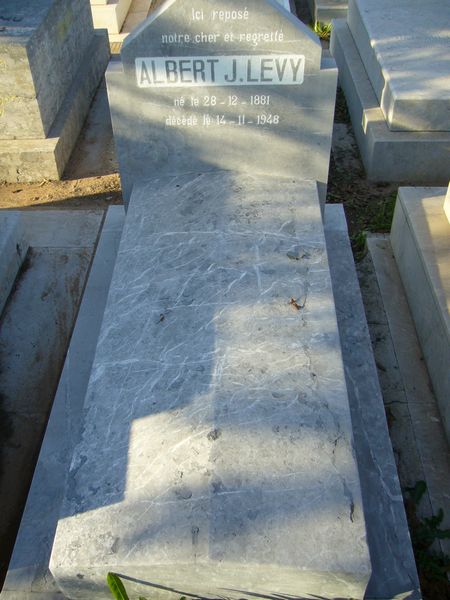 Tombstone of LEVY Albert J.