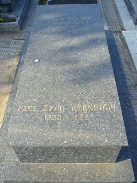 Tombstone of ABENSOUR Rene David