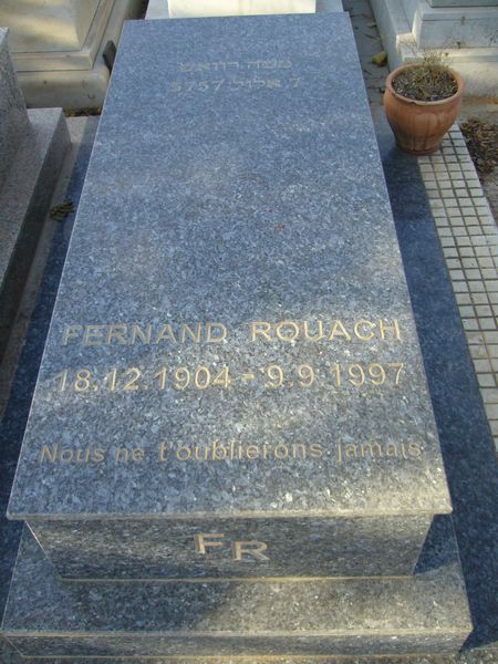 מַצֵּבה פון ROUACH Fernand