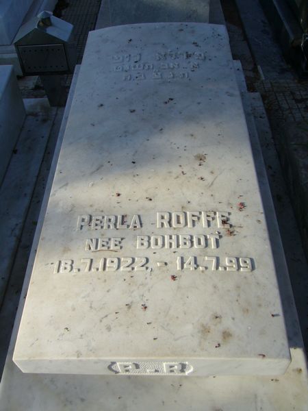 Tombstone of ROFFE Perla