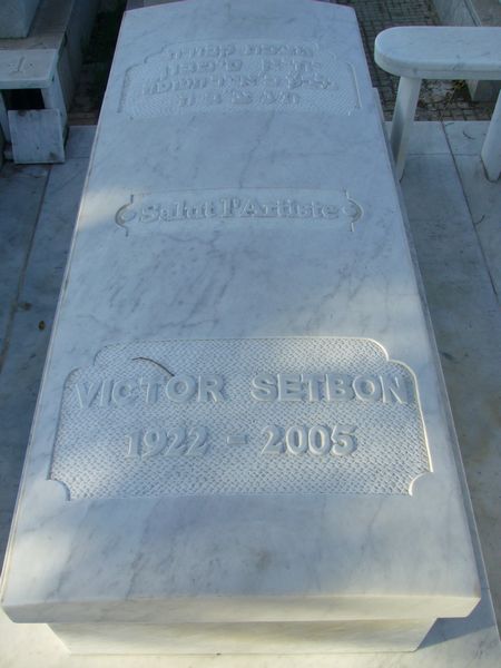 Lápide de SETBON Victor Ihia