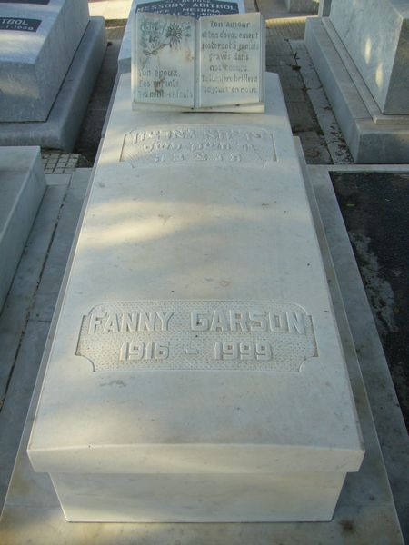 Tombstone of GARSON Fanny