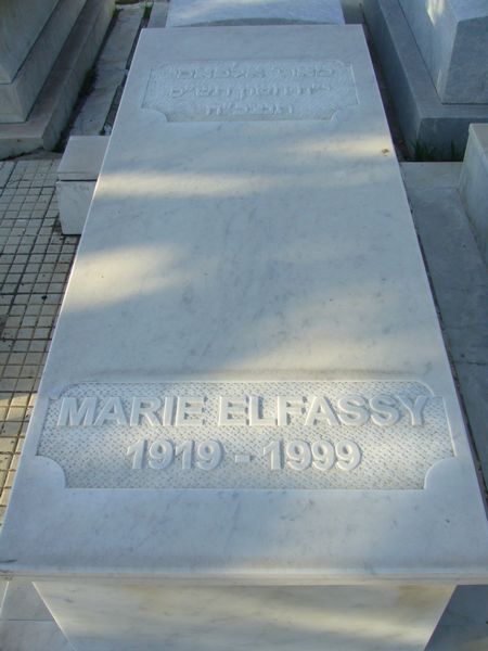 ELFASSY Marie 的墓碑