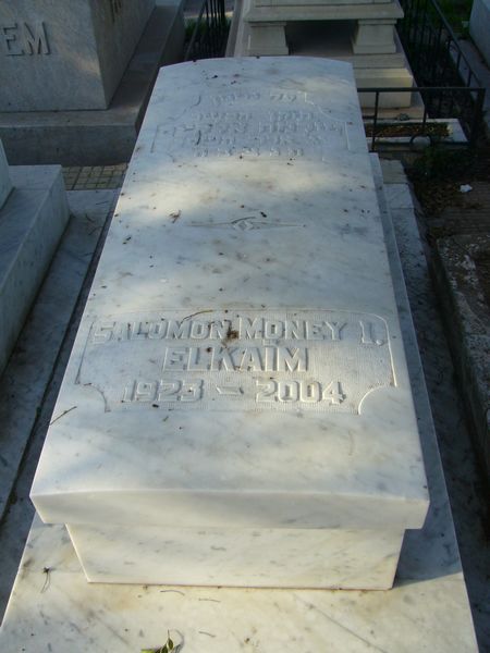 Stèle de ELKAIM Salomon Money I.