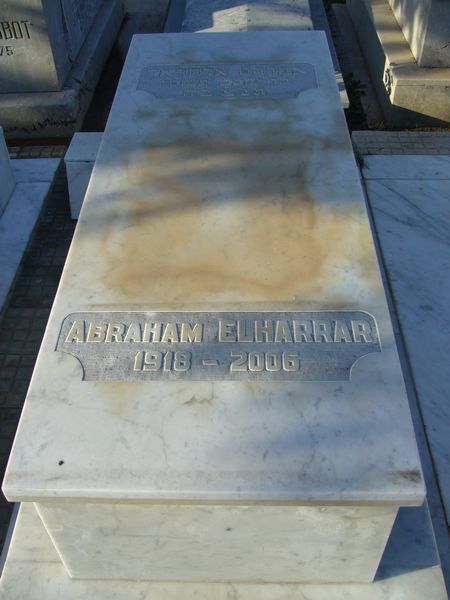 Stèle de ELHARRAR Abraham