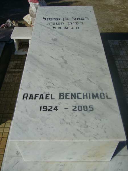 מצבת BENCHIMOL Rafael