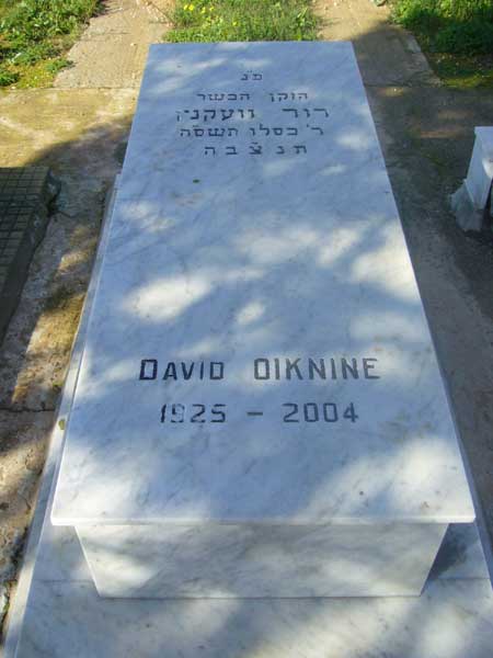 Stèle de OIKNINE David