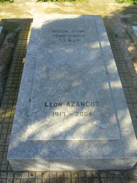 AZANCOT Leon fejfája