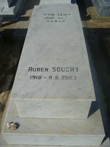 Tombstone of SOUDRY Ruben
