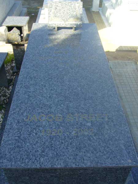 Tombstone of STREET Jacob