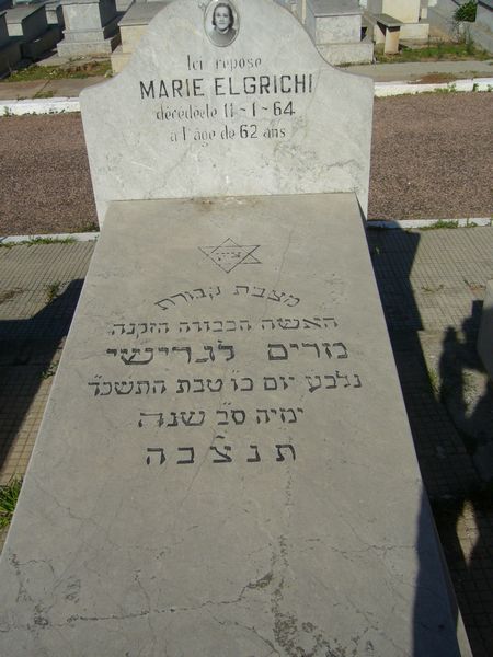Estela de ELGRICHI Marie Myriam